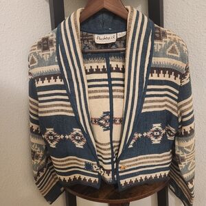 Flashback Vintage Women's crop western jacket